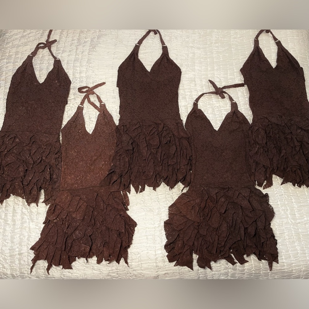 NWOT MISS BE by EMMANUELLE BLANC Lacy Halter Dress!🥀 - Picture 14 of 15